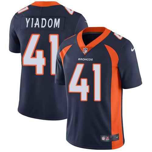 Nike Men & Women & Youth Broncos 41 Isaac Yiadom Navy Alternate NFL Vapor Untouchable Limited Jersey,We sell and wholesale Nike Men & Women & Youth Broncos 41 Isaac Yiadom Navy Alternate NFL Vapor Untouchable Limited Jersey on line form chian!